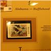 Image 2 : 2000 Millenium Alabama $5 State Migratory Waterfowl Stamp, mounted in a plastic page with literature