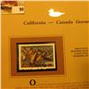 Image 2 : 2000 Millenium California $10.50 State Migratory Waterfowl Stamp, mounted in a plastic page with lit