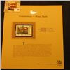 Image 1 : 2000 Millenium Connecticut $5.00 State Migratory Waterfowl Stamp, mounted in a plastic page with lit