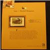 Image 1 : 2000 Millenium Iowa $5.50 State Migratory Waterfowl Stamp, mounted in a plastic page with literature