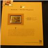 Image 1 : 2000 Millenium Kentucky $7.50 State Migratory Waterfowl Stamp, mounted in a plastic page with litera
