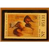 Image 2 : 2000 Millenium Nevada $5.00 State Migratory Waterfowl Stamp, mounted in a plastic page with literatu