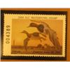 Image 1 : 2000 Millenium North Carolina $10.00 State Migratory Waterfowl Stamp, mounted in a plastic page with