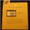 Image 1 : 2000 Millenium Oklahoma $4.00 State Migratory Waterfowl Stamp, mounted in a plastic page with litera