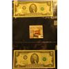 Image 1 : Pair of $2.00 Series 1995 Federal Reserve Notes, Friedberg #1936F & 1936F*, one is a Rare Star repla
