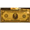 Image 1 : Series 1914 with Blue Seal Ten Dollar Federal Reserve Note "Chicago, Illinois", Friedberg # 930, S/N