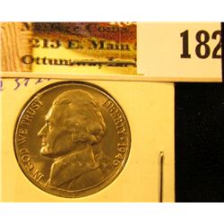 1946 P Jefferson Nickel, Superb Gem BU.