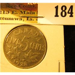 1928 Canada Nickel, EF.