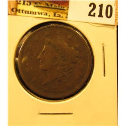 1837 U.S. Large Cent, VG.