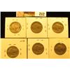 Image 2 : 1936 P, D, S, 37 P, D, & S Buffalo Nickels. Grades up to VF.