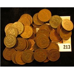 1911 P Lincoln Cent & (40) Mixed Date Old Indian Head Cents.