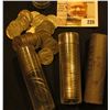 Image 2 : (3) Rolls of unchecked by me U.S. Nickels, one of which appears to be old Buffalo style. Counts are 