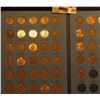 Image 2 : 1941-74 Partial Set of Lincoln Cents in a blue Whitman folder. Several BU Coins.