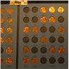 Image 4 : 1941-74 Partial Set of Lincoln Cents in a blue Whitman folder. Several BU Coins.