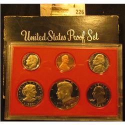 1980 S U.S. Proof Set in original holder. Includes Cent to Half Dollar.