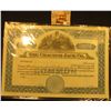 Image 1 : Number 455 Unissued Stock Certificate "The Cracker Jack Co…State of Illinois", central vignette of W