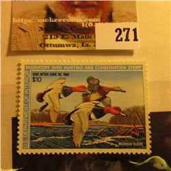 1987 RW 54 Federal Migratory Bird Hunting $10.00 Stamp, unsigned, original gum, NH, EF.