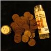 Image 1 : Roll of (50) 1918 U.S. Lincoln Cents in a plastic coin tube.