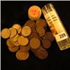 Image 2 : Roll of (54) 1918 S U.S. Lincoln Cents in a plastic coin tube.