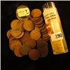 Image 2 : Roll of (51) 1919 U.S. Lincoln Cents in a plastic coin tube.