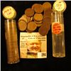 Image 1 : (25) 1919 D & (50) 1919 S U.S. Lincoln Cents in a plastic coin tubes.