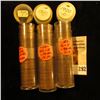 Image 1 : (55) 1920 P, (53) 1920 D, & (54) 1920 S U.S. Lincoln Cents in a plastic coin tubes.