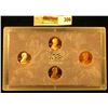 Image 1 : 2009 S Four-Piece U.S. Lincoln Cent Proof Set. Contains all four varities in a holder as issued by t