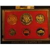 Image 2 : 1982 S Cameo Frosted U.S. Proof Set in original holder. Includes Cent to Half-Dollar with special Mi