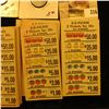 Image 4 : Large group of EZ Pickin Gambling Tickets; and a group of North & South Dakota Tokens.
