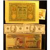Image 1 : Cambodia 100 Baht Bank note, CU; 1920 Germany 100 Mark Banknote; & (2) pieces of Play Money.