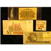 Image 2 : (2) Different 50 Cruzados from the Central Bank of Brazil; & 1920 German One Mark Banknote.