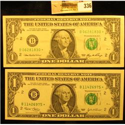 Series 2003 & Series 2006 Star Replacement $1 Federal Reserve Notes. AU-Unc.