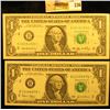 Image 1 : Series 2003 & Series 2006 Star Replacement $1 Federal Reserve Notes. AU-Unc.