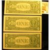 Image 2 : (3) Consecutive Numbered Series 2013 $1 Star Replacement $1 Federal Reserve Notes. CU.