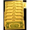 Image 2 : (8) Consecutive Numbered Series 1953A $2 Red Seal United States Bank Notes, all Crisp Uncirculated. 