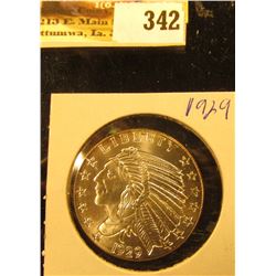 1929 Indian One Half Troy Ounce .999 Fine Silver PCN grading service certified PR. 70. (for whatever