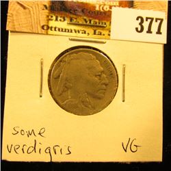 1918 S Buffalo Nickel, VG, some verdigris.