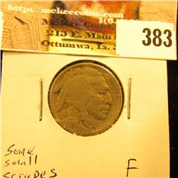 1924 S Buffalo Nickel, Fine, some small scrapes.