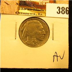 1929 P Buffalo Nickel, AU.