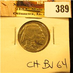 1937 P Buffalo Nickel, Choice BU 64.
