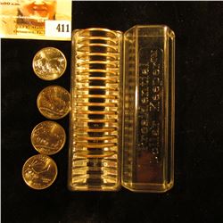 Fancy Plastic case labeled "Presidential Dollar Keeper", contains (20) National Parks, Territories, 