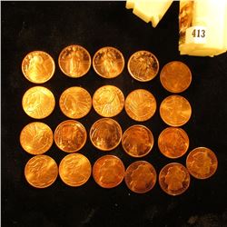 (4) One-Quarter Ounce Standing Liberty Coppers; (5) 1929 One-Quarter Ounce Indian Coppers; (4) One-Q