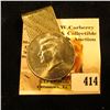 Image 1 : 2011 P Kennedy Half Dollar, Brilliant Uncirculated, but mounted in a Money Clip.