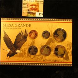 2011 Mesa Grande U.S. American Indian Tribe Set of coins in special holder. Contains Cent (Quanah Pa