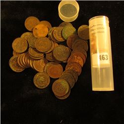 (50) Old U.S. Indian Head Cents dating back to and including an 1863. Mixed dates in a plastic tube.