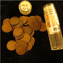 (26) 1917 D & (8) 16 S U.S. "Wheat Back" Lincoln Cents. Circulated.