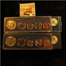 Pair of 1967 Silver U.S. Special Mint Sets original as issued.