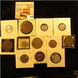 1736-1795 China cash S1466 VG; China Hunan 20 cash Y400.2 VF; 1924 China Republic 20 cash Y312 F wit