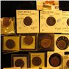 Image 2 : 1844 Great Britain half farthing KM738 VF; 1835 Great Britain farthing KM705 G with edge dings;1840 