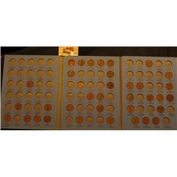 1913-40 Partial Set of Lincoln Cents in a blue Whitman folder.
